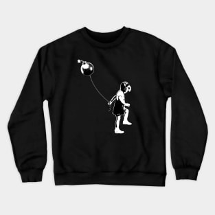 Banksy Bomb Girl Crewneck Sweatshirt